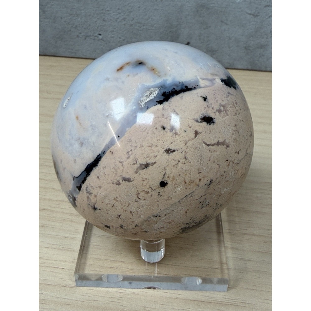 281g Natural Colourful Ocean Jasper Sphere Quartz Crystal Ball Specimen Healing